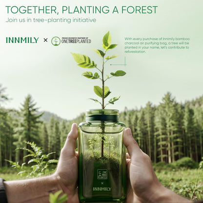 6 Pack Activated Charcoal Odor Absorber Bags Shoe Deodorizer Air Purifier