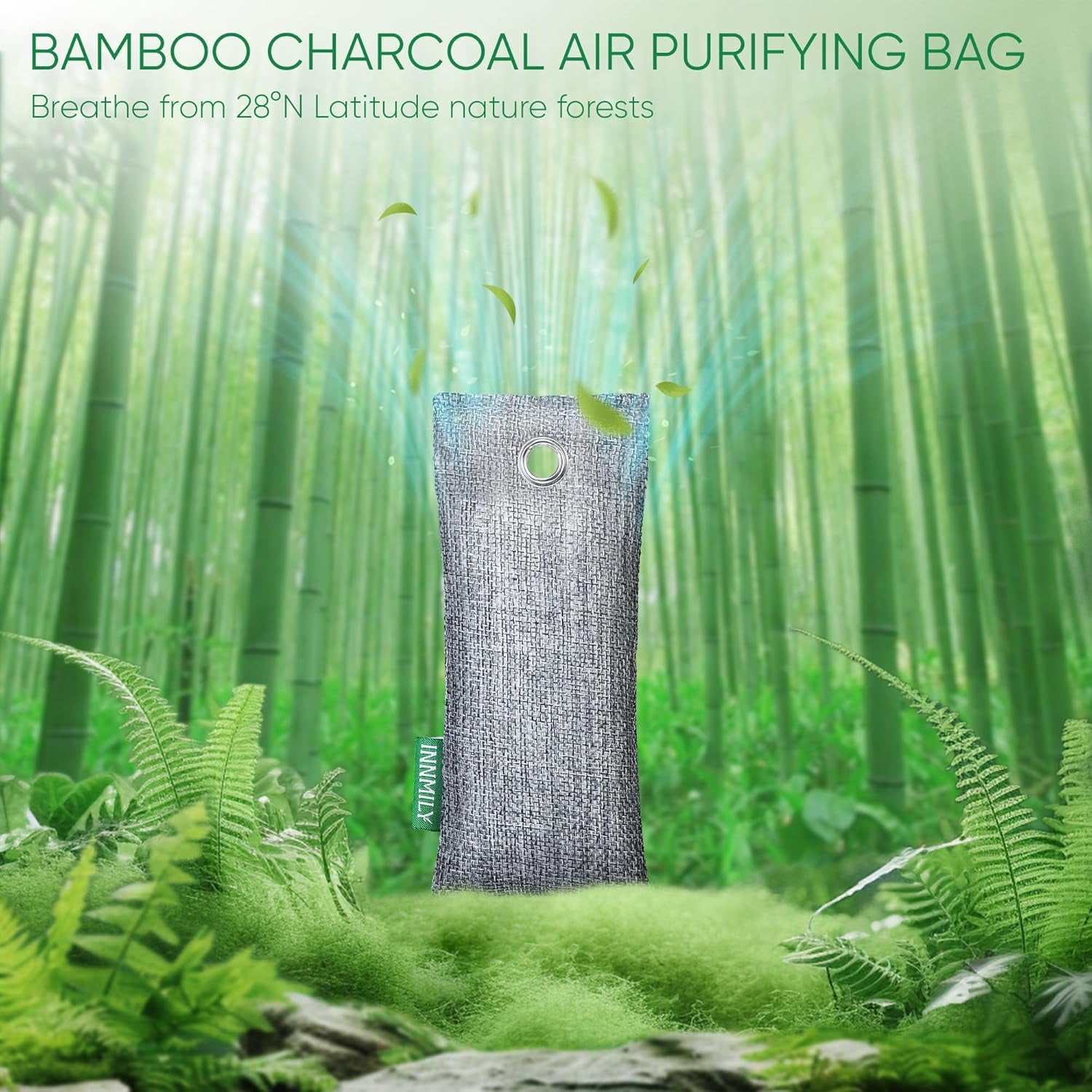6 Pack Activated Charcoal Odor Absorber Bags Shoe Deodorizer Air Purifier