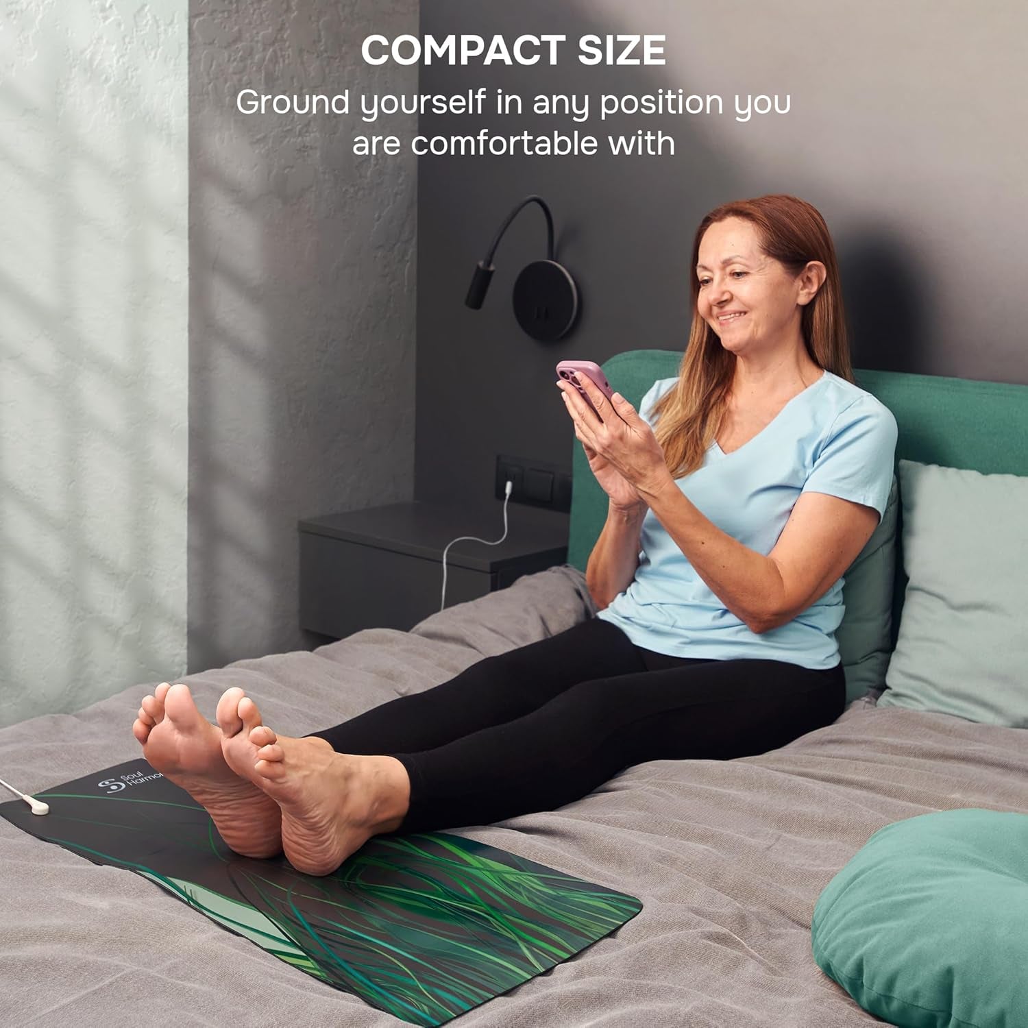 Grounding Mat 11.8"X23.6" - Colored Grounding Mat Earthing - Grounding Pad for Feet - Grounding Mouse Pad - Earthing Mat