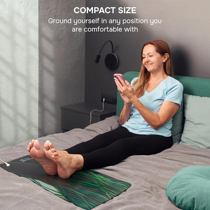Grounding Mat 11.8"X23.6" - Colored Grounding Mat Earthing - Grounding Pad for Feet - Grounding Mouse Pad - Earthing Mat