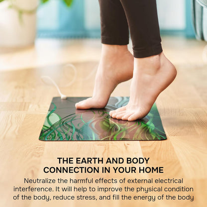 Grounding Mat 11.8"X23.6" - Colored Grounding Mat Earthing - Grounding Pad for Feet - Grounding Mouse Pad - Earthing Mat