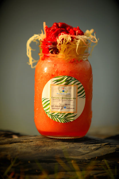 Raspberry Sea Moss Gel   16oz